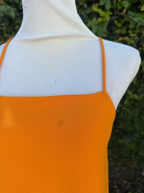 ✨bright orange Zara mini sun dress - Image 4
