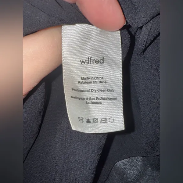 Wilfred Rains Sleeveless Blouse‎ In Black Silk XS - Image 4