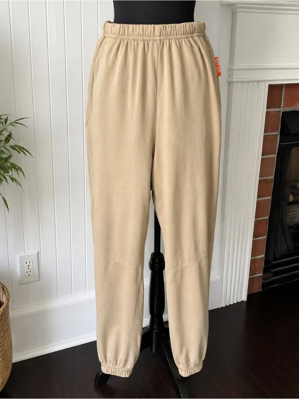 NEW Free People Comeback Jogger ~Incense Taupe ~Large - Image 6