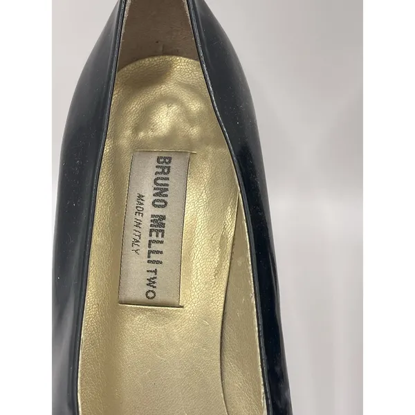 Bruno Melli Two Womens shoes black size 8‎ Patent Leather - Image 2
