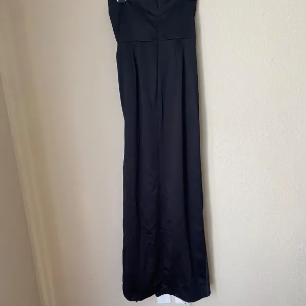 House of CB XS PLUS CUP D-DD Adrienne black satin‎ strapless corset maxi dress - Image 9