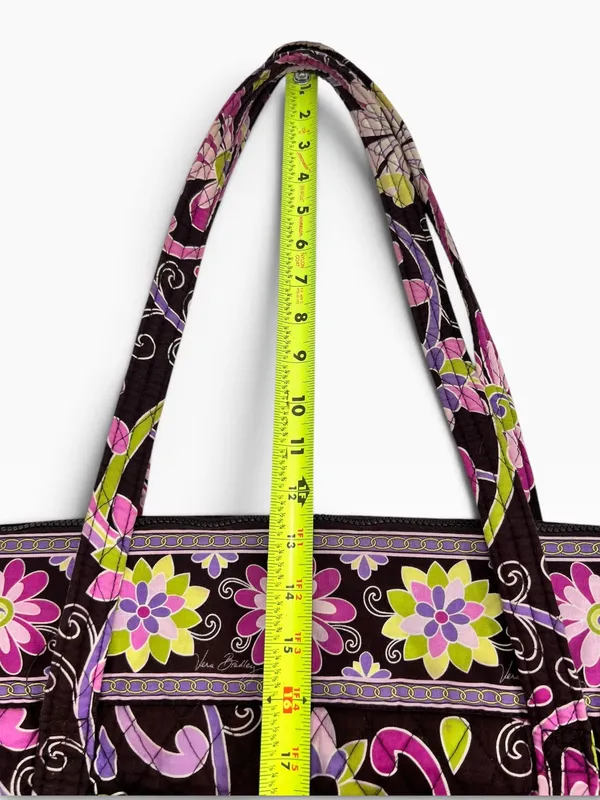 Vera Bradley Retired Purple Punch Shoulder Bag in Brown & Pink - Image 10
