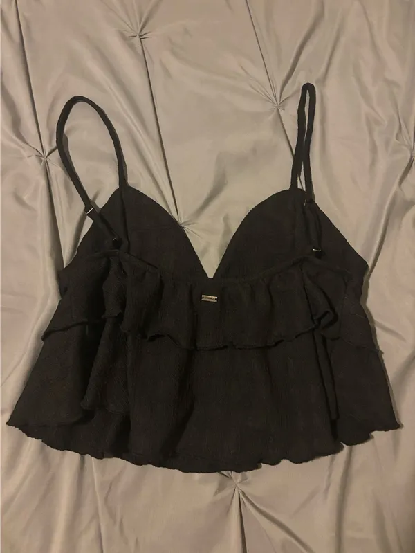 O'Neill Black Flowy Top - Image 2