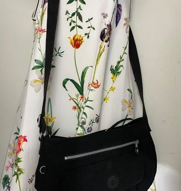Kipling Black Nylon Mini Crossbody Bag - Image 6