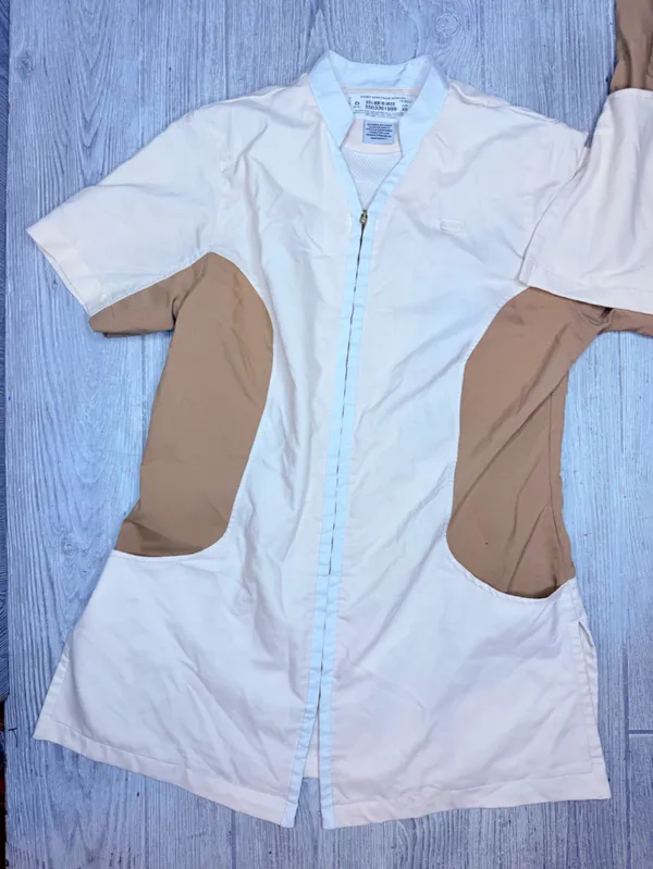 2 Disney cast member house keeping work shirts small and xs one has some marks - Image 2