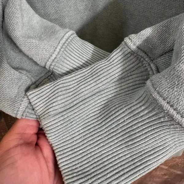 Aerie Oversized Pastel Sage Green Tunic Style Sweater Soft Cozy Small - Image 7