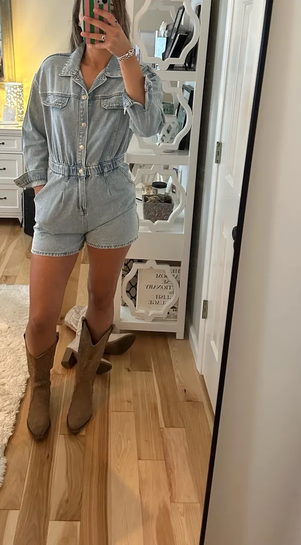 The Pants Store Denim romper - Image 2