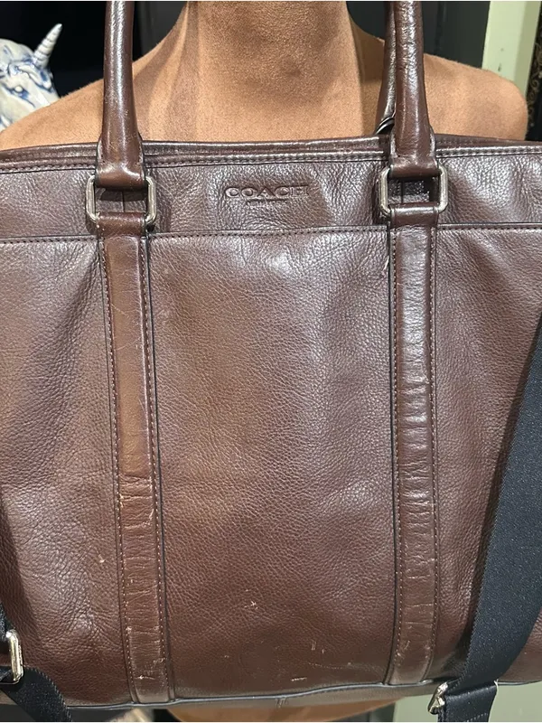 Coach Metropolitan Weekender Tote – Glovetanned Leather – Brown - Image 2
