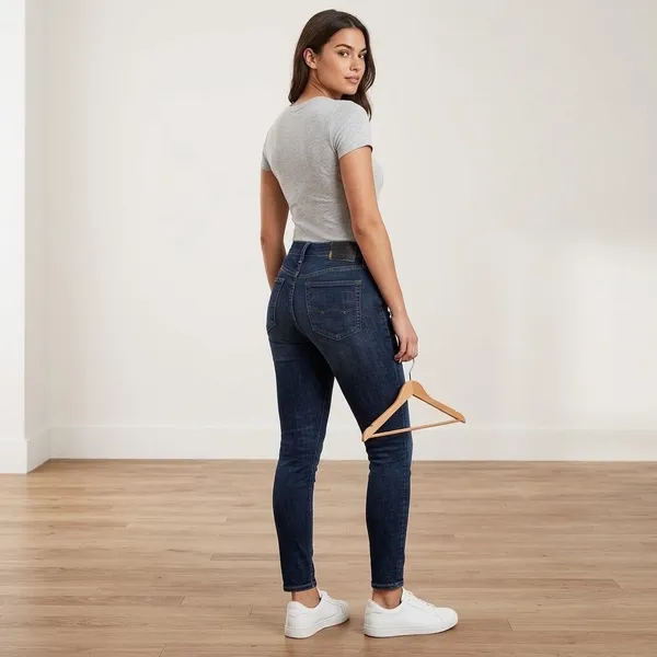 American Eagle Ne(x)t Level Flex Skinny Jeans Dark Wash Indigo Women 1.5.6 - Image 2