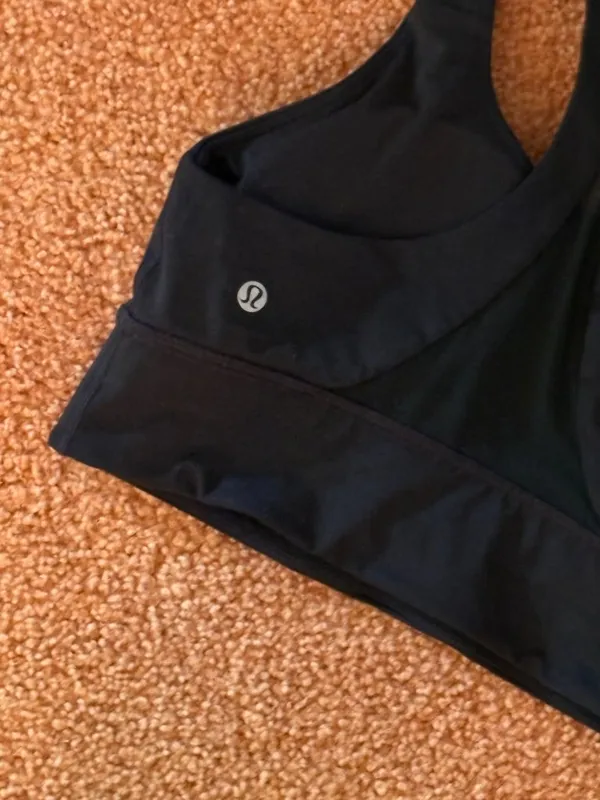 EXCELLENT Lululemon Invigorate Long Line Racerback Training Gym Bra Black Size 8 - Image 4