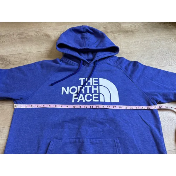 EUC Womens The‎ North Face blue Logo hoodie pullover size XL - Image 6