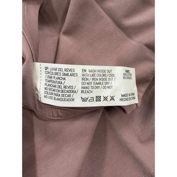 Alphalete Women’s Dynasty Long Sleeve Crop Tee Size Small -Mauve - Image 10