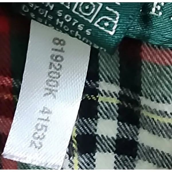 Ralph Lauren‎ Plaid Flannel Pajama Top Cozy Button-Down Sleepwear - Image 4