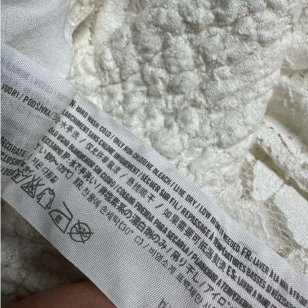 Abercrombie & Fitch White Floral Lace Romper Women’s XS Boho Coquette - Image 13