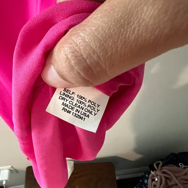 Amanda Uprichard One Shoulder Fuchsia Pink Ruffled Dress size‎ P - Image 11