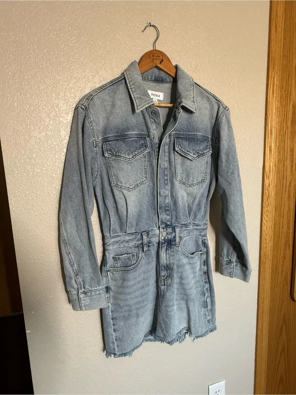 Pistola denim mini dress - Image 3