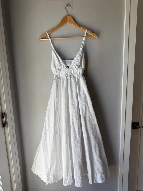 Aritzia Wilfred Encourage Poplin Cami Midi Dress - Image 2