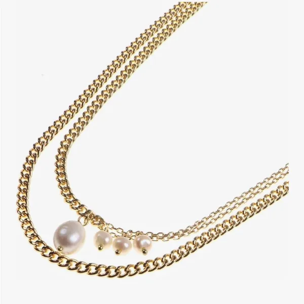 ALLISON ROSE atelier‎ Luxurious Gold Pearl Necklace - Image 2