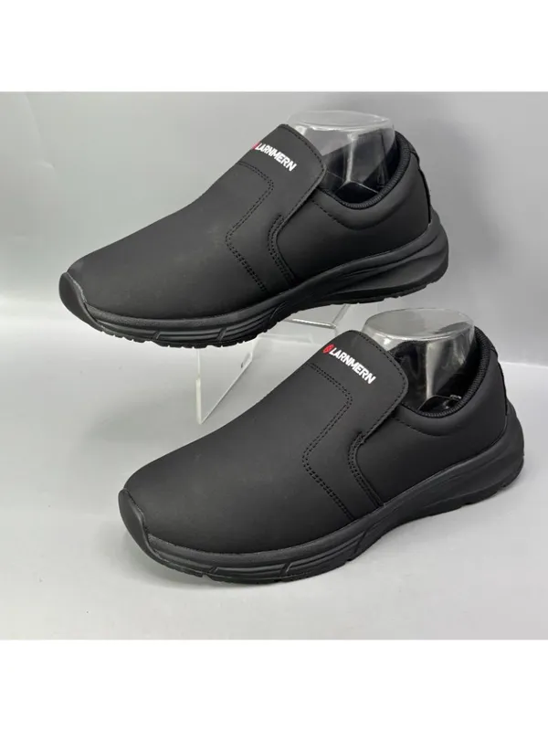 Larnmern L03301-8 Work Chef Shoes Womens 8 Black Slip Resistant Waterproof - Image 2