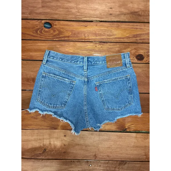 Levi’s Premium 501 Denim Cutoff Shorts - Women Size 27 - Image 4