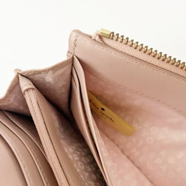 Kate Spade Jackson Small Tab Blush Pink Crossbody Clutch Wallet - Image 5