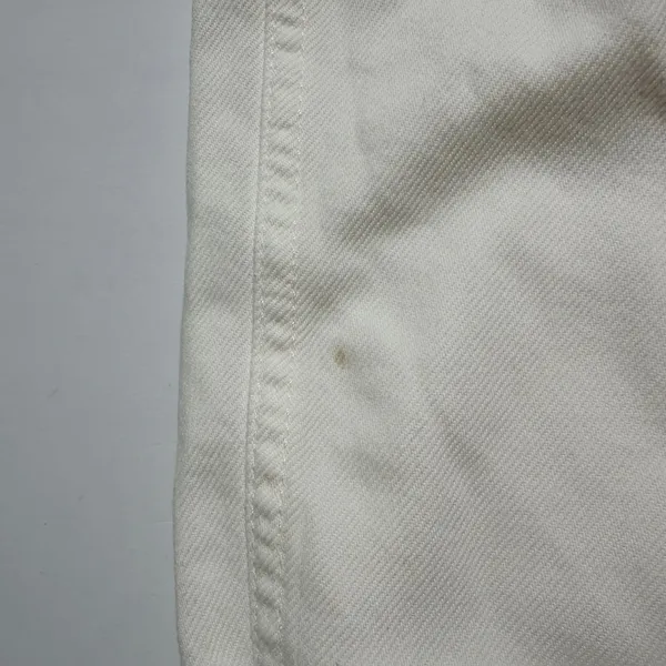 NWT Madewell Wide Sweep Trouser Denim Jeans Cream Size 27 Wide Leg Spring Summer - Image 12