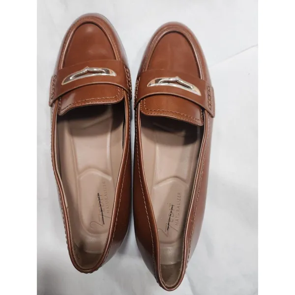 27 EDIT GEORGIANA LOAFER TAN Size 8M - Image 5