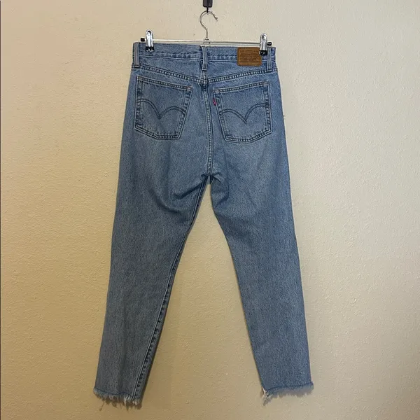Levi's Wedgie Icon Fit Ankle Jeans Medium Wash Size 28‎ - Image 8