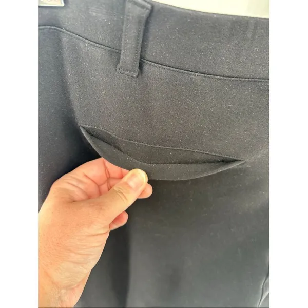 Quince LB24727 Ultra-Stretch Ponte Straight Leg Pant XL Petite Black - Image 9