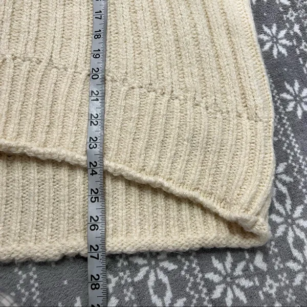 Stitch Fix KUT From The Kloth Leona Ribbed Mock Neck Chunky Sweater Ivory‎ XL - Image 7