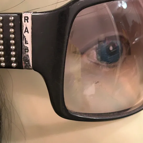 Vintage Ralph Lauren Stylish Black Sunglasses - Image 4