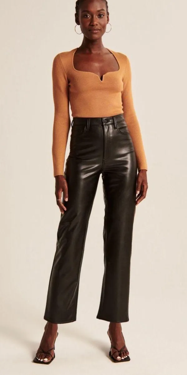 Abercrombie Leather Pants - Image 2