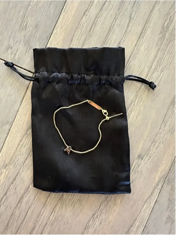 Michelle McDowell Gold Initial A Bracelet - Image 2