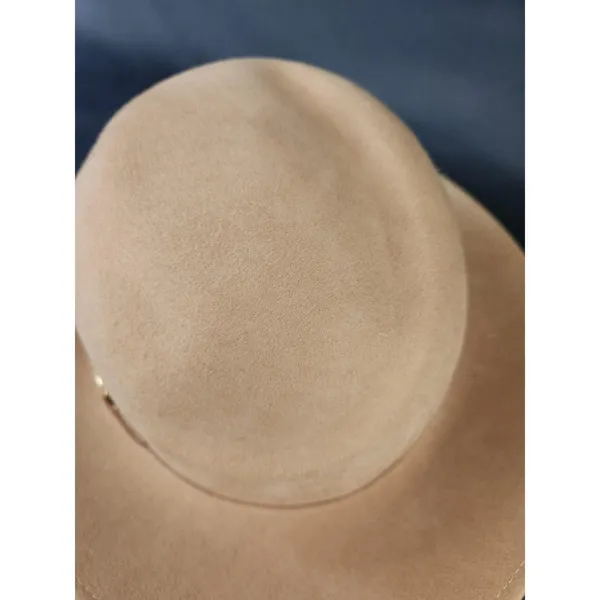 Vintage Lady Kangol USA Bucket Hat Cap Women's 100% Wool Grouse‎ Camel Color - Image 3