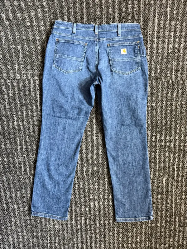 Carhartt Women's Relaxed Fit Jeans Size 14 Short - Image 4