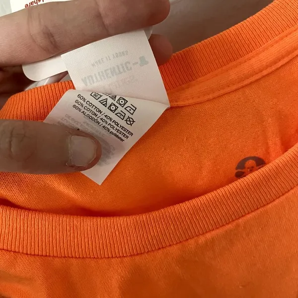 Hanes Authentic-T Raco 2022 Plazaganza Tee Medium Orange Womens Graphic Cotton - Image 5