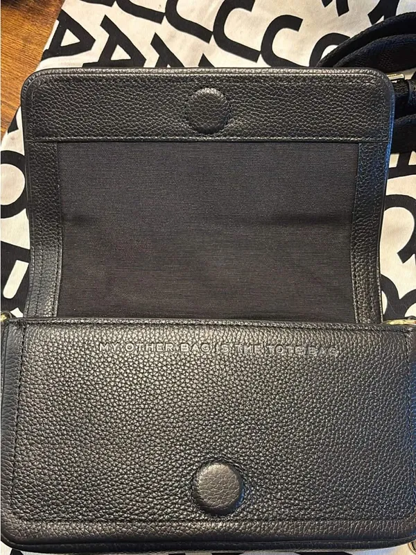 Marc Jacobs The Mini Bag Black Leather Crossbody Shldr Bag - Image 7