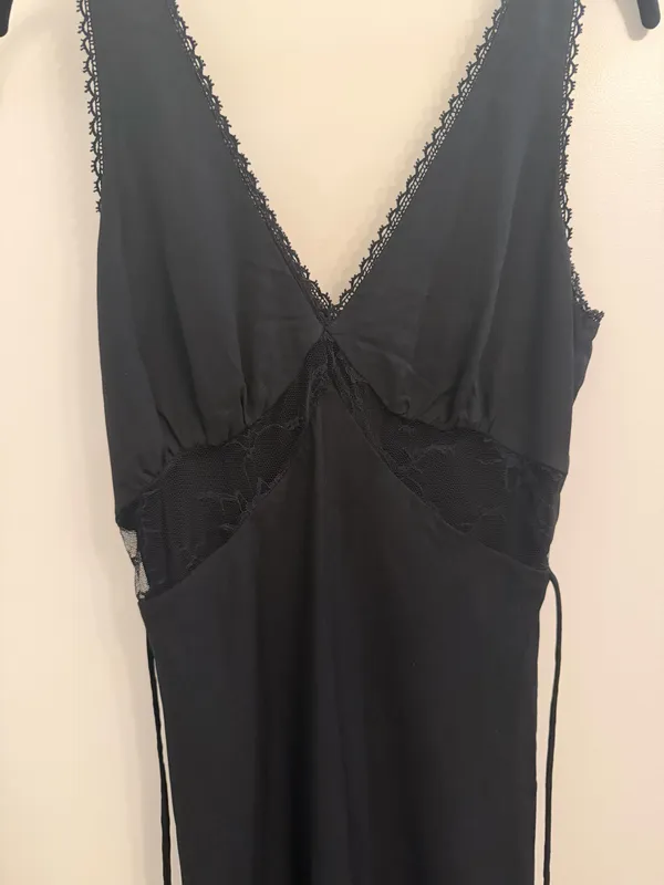 Wild Fable Midi Dress Black Lace Detail - Image 4