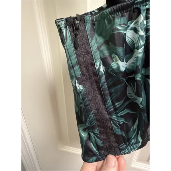 Victoria's Secret Green Black Robe Bustier 2 PC Set Bling Lace Sexy 34D M/L - Image 9