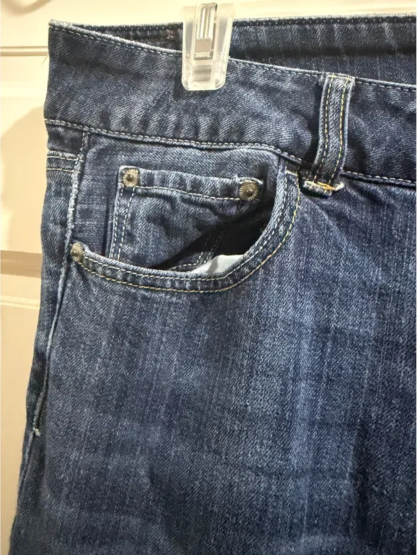 American Eagle Women's Bootcut Jeans - Medium Blue Wash Size 14 - Image 5