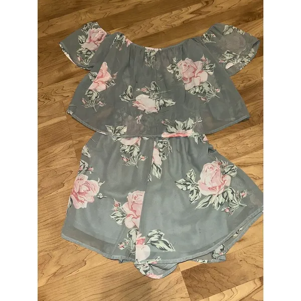 Show Me‎ Your Mumu Womens Dixie Romper Sweetheart Sage Size Small SEE PHOTOS - Image 7