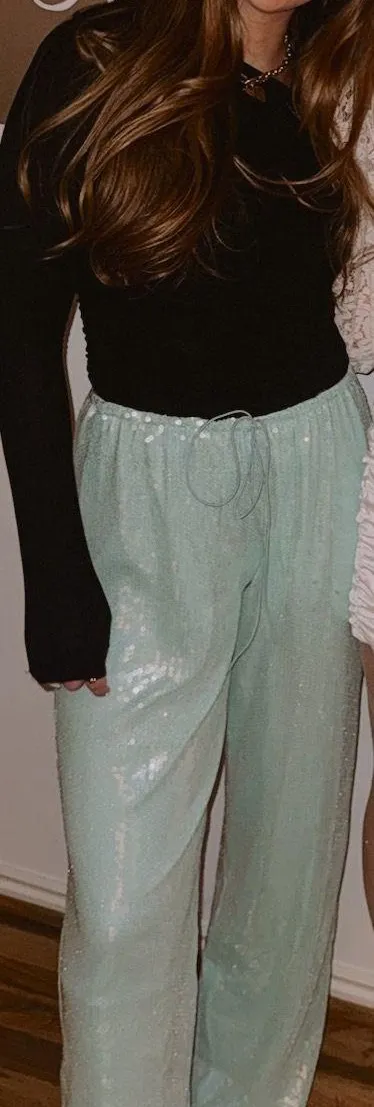 Sparkly Blue Pants - Image 3