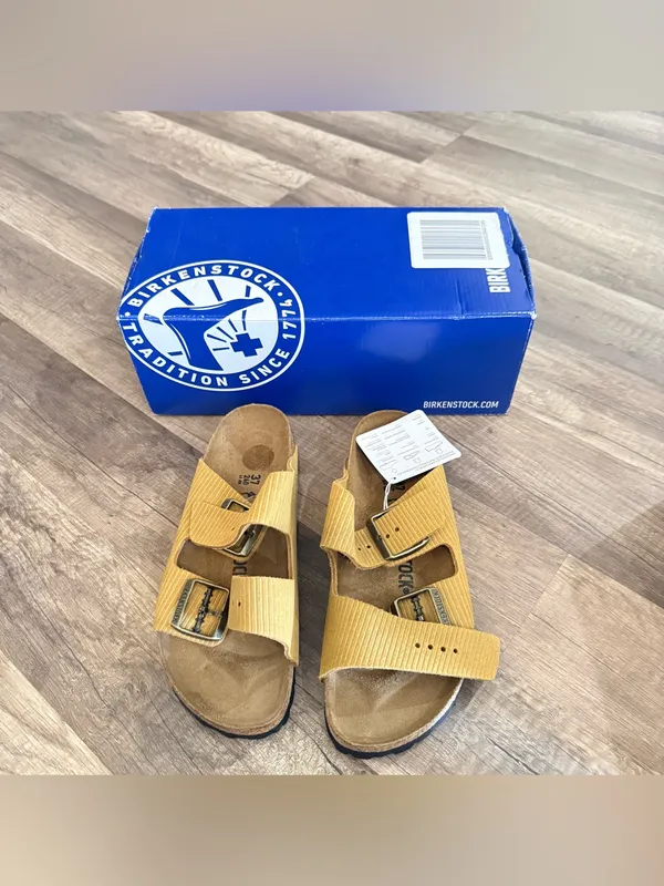 Birkenstock Corduroy Cork Brown Arizona - Image 12