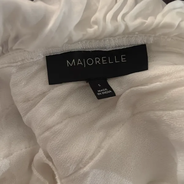 Majorelle Theodore Mini Dress in White - Image 6