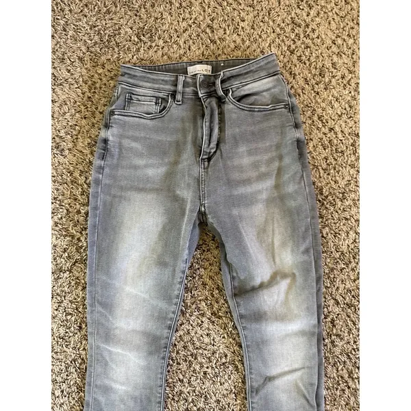 Loft Women's Mid-Grey The Curvy Sculpt‎ Jeggings Size 25/0 - Image 2