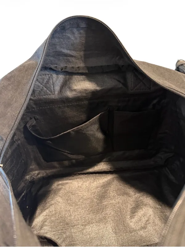 NWT Mayka Black Quilted Travel Duffel Bag - Image 7