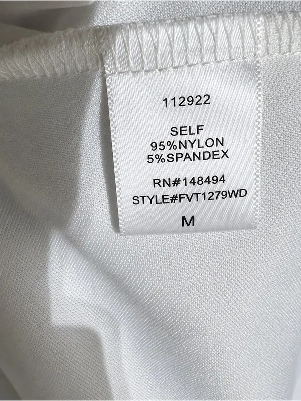 Windsor White Rhinestone Ruched Bodycon Mini Dress Size M Vegas Cocktail Party - Image 8