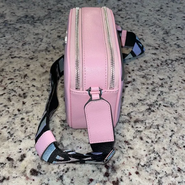 Karl Lagerfeld Paris Maybelle Camera Crossbody Bag Blush Pink NWT‎ - Image 7