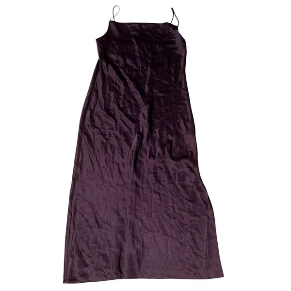 Rag & Bone Women's Deep Plum Pauline Slip Dress Satin Party Glam Size 12 NWT - Image 2