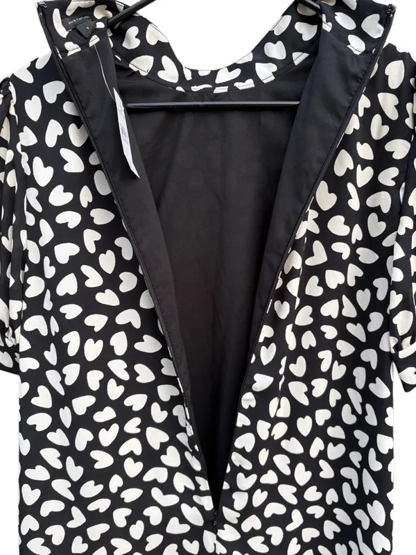 NWT Ann Taylor Heart Puff Sleeve Shift Dress Size Small - Image 10
